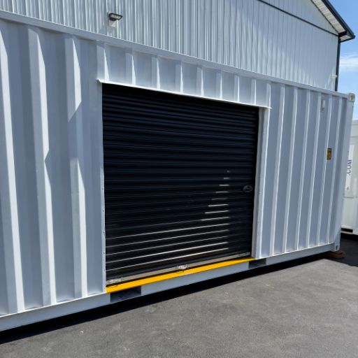side-view-storage-unit-with-door - Unit2Go